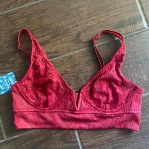 NWT Free People Tameeka Lace Underwire Bra|Size XS